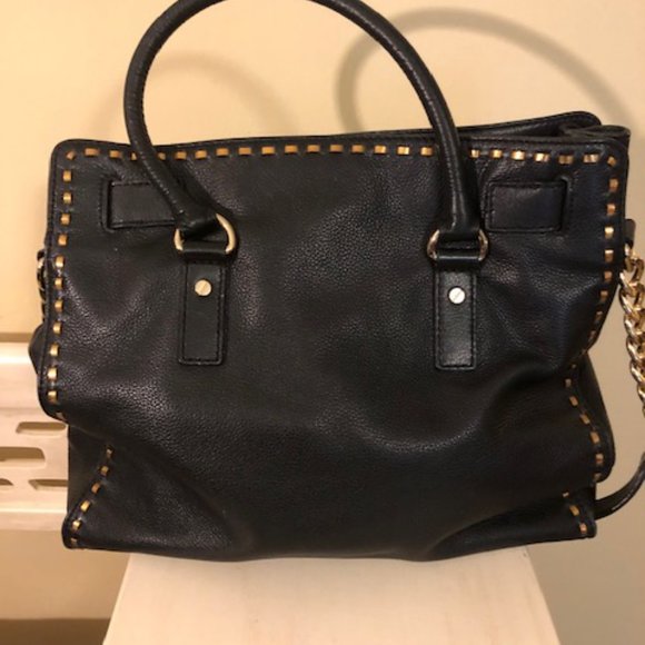Michael Kors Large Hamilton Whip Stitch Satchell - Picture 2 of 7